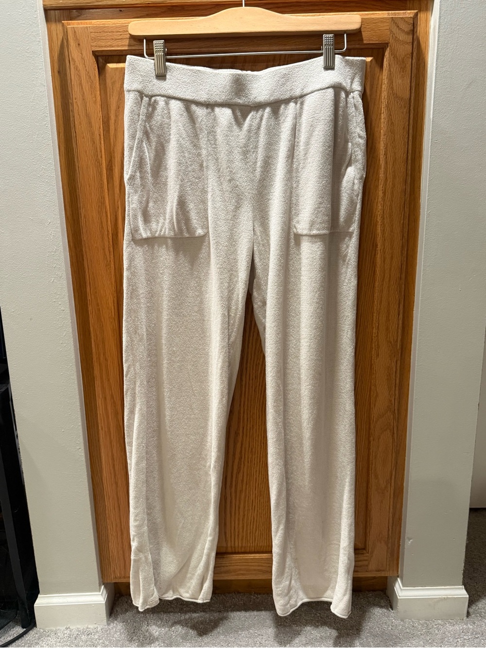 Barefoot Dreams CozyChic Ultra Lite® Wide Leg Pant in Almond - Picture 2 of 4